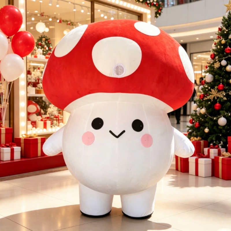 Suits - Cute Mushroom Inflatable Mascot Costume Adult