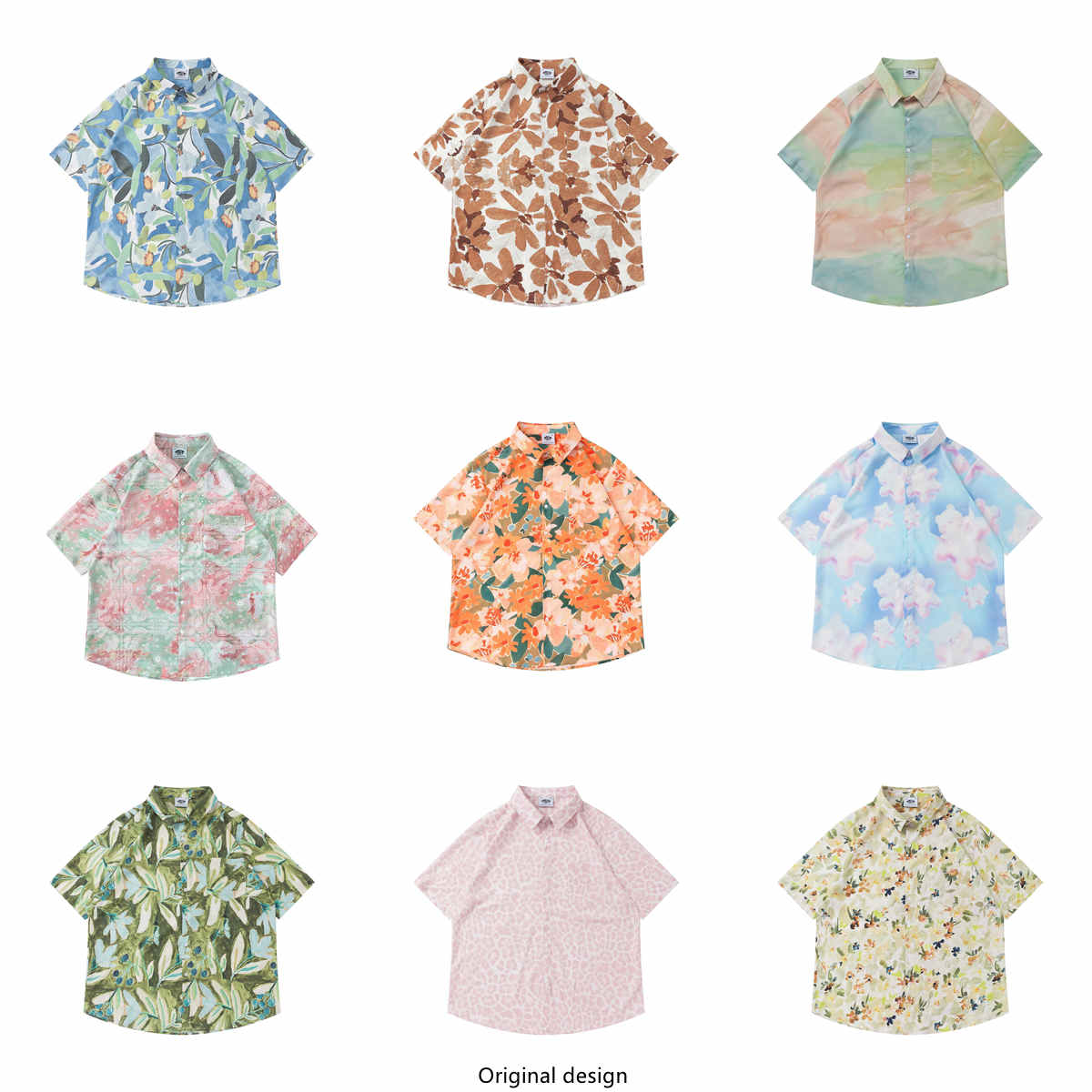 Vintage Floral Print Loose Sho - огляд і ціна Vintage Hawaiian Floral Shirt
