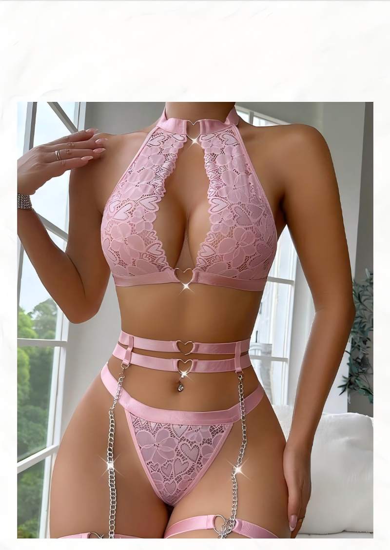 Sexy Lingerie Set Push Up Lace - огляд і ціна Underwear