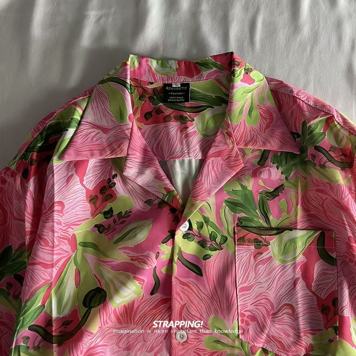 Vintage Beach Blusas Vocation  - огляд і ціна Vintage Hawaiian Floral Shirt