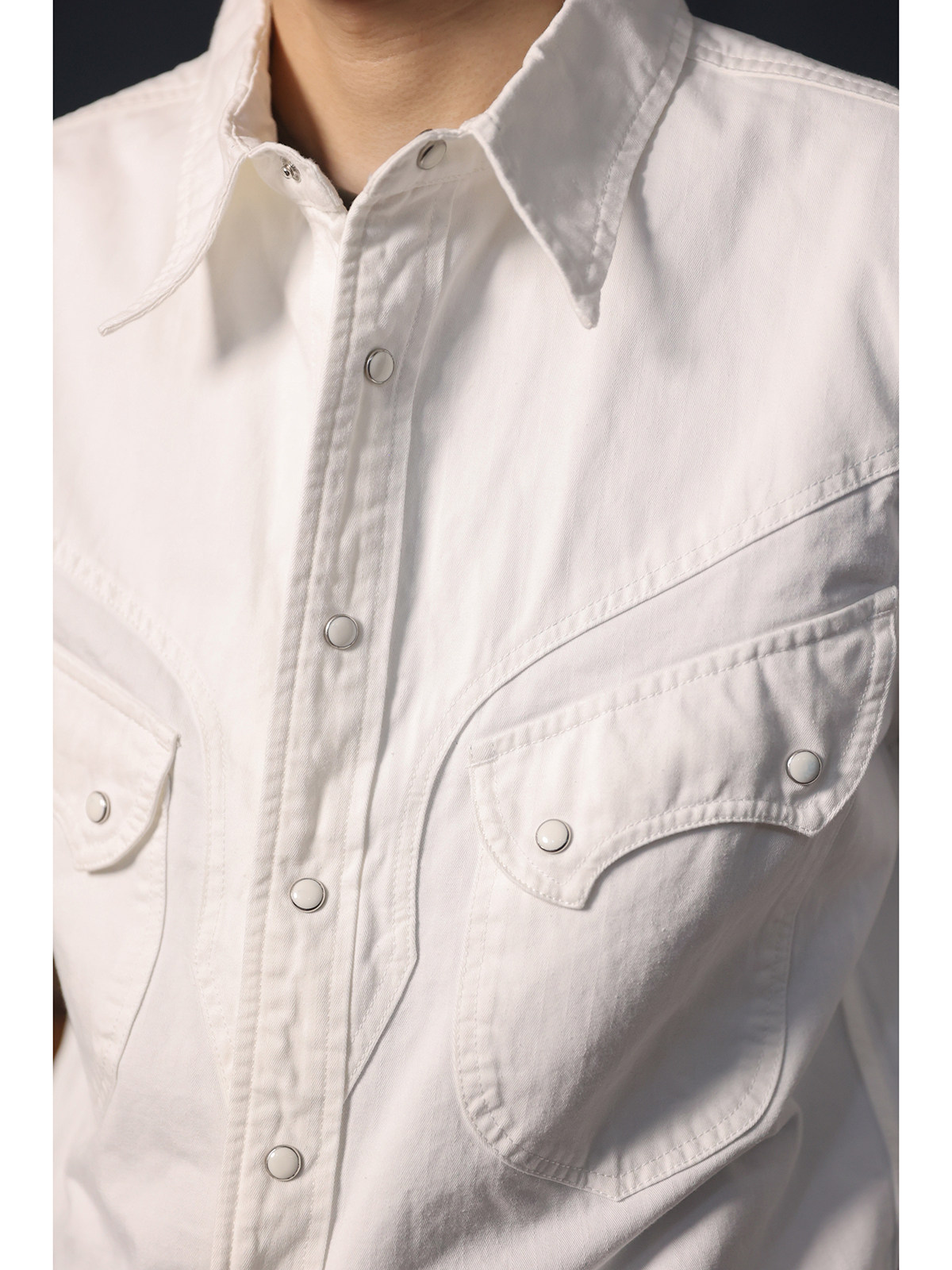 Cowboy Western Snap Shirt Simp - огляд і ціна Mens Western Denim Pearl Snap Shirt