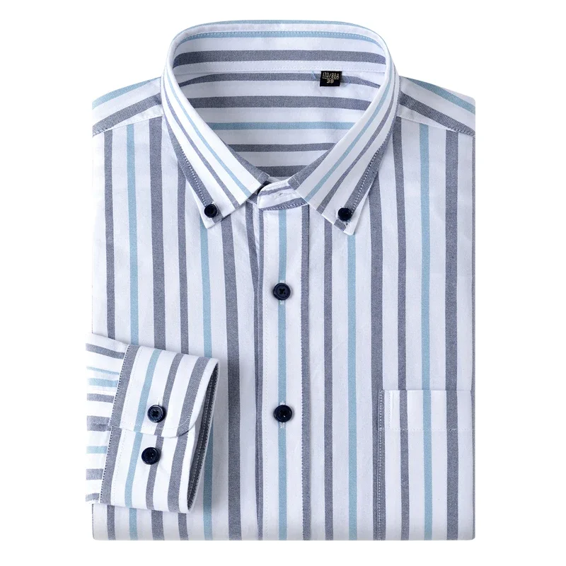 High Quality Long sleeve Shirt - огляд і ціна Oxford Cotton Casual Shirt Business