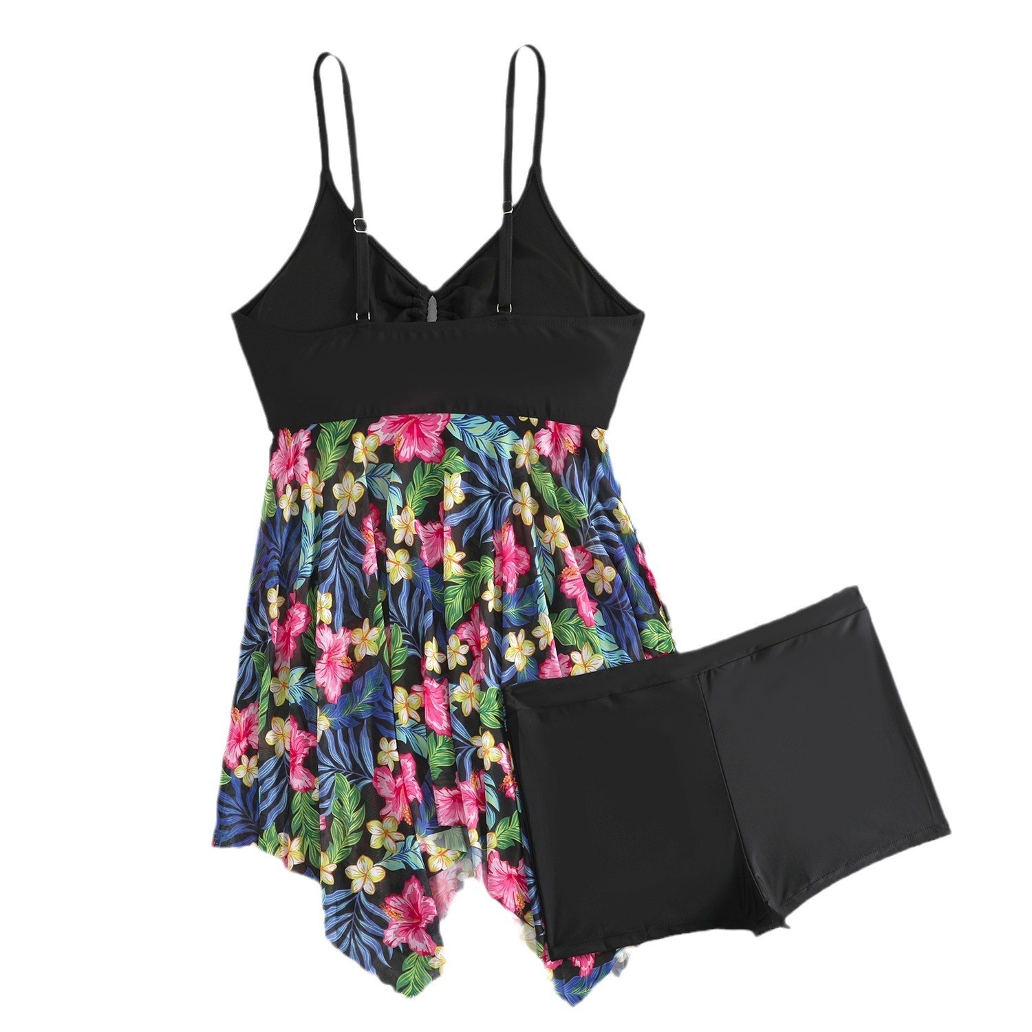 Women Tankini Sleeveless V Nec - огляд і ціна Shorts