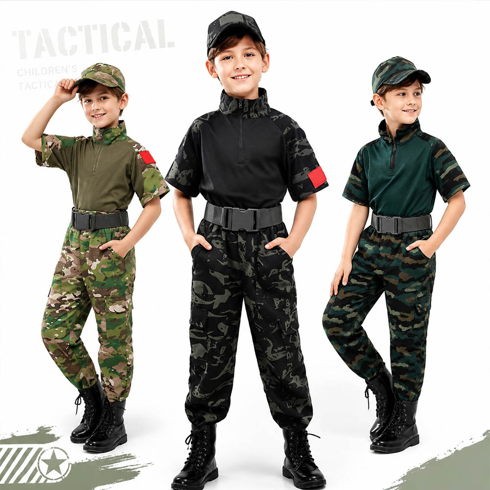 Kids Camouflage Tactical Frog  - огляд і ціна Tactical Military Shirt Cargo