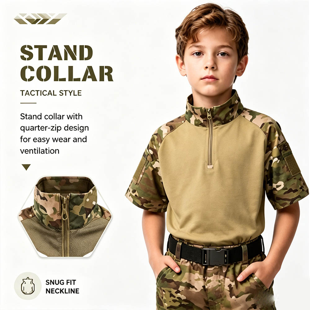 Kids Camouflage Tactical Frog  - огляд і ціна Tactical Military Shirt Cargo