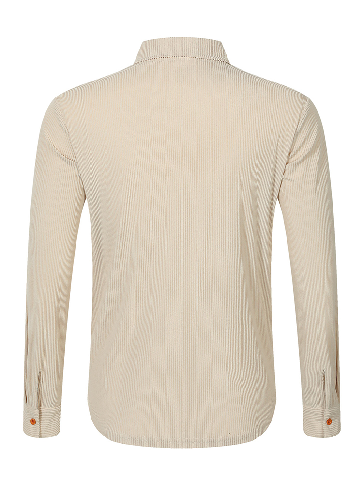 Casual Men's Corduroy Shirt Ja - огляд і ціна Corduroy Button Up Shirt Men