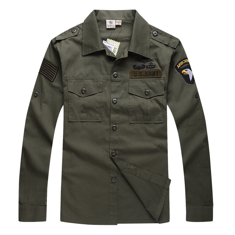Men's Cotton Military Enthusia - огляд і ціна Tactical Military Shirt Cargo