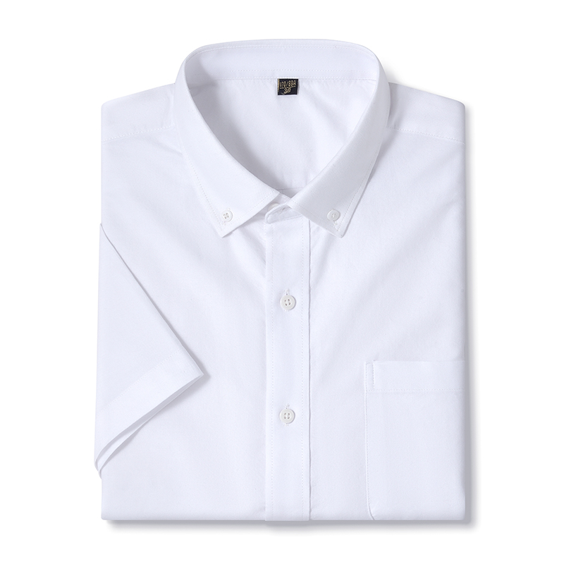 Summer High Quality 100% Cotto - огляд і ціна Oxford Cotton Casual Shirt Business