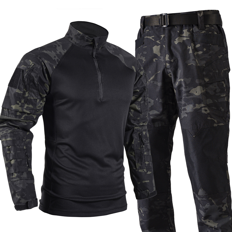Men's Tactical Combat Uniform  - огляд і ціна Tactical Military Shirt Cargo