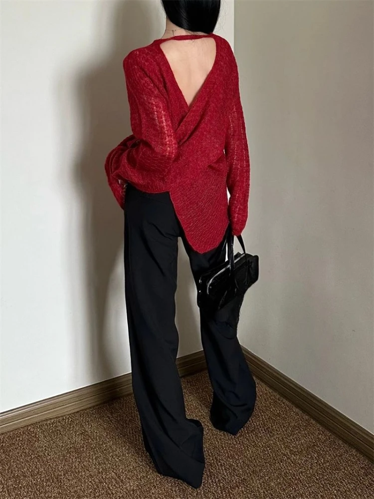 Y2K See-Through Knitted Women' - огляд і ціна Shirts