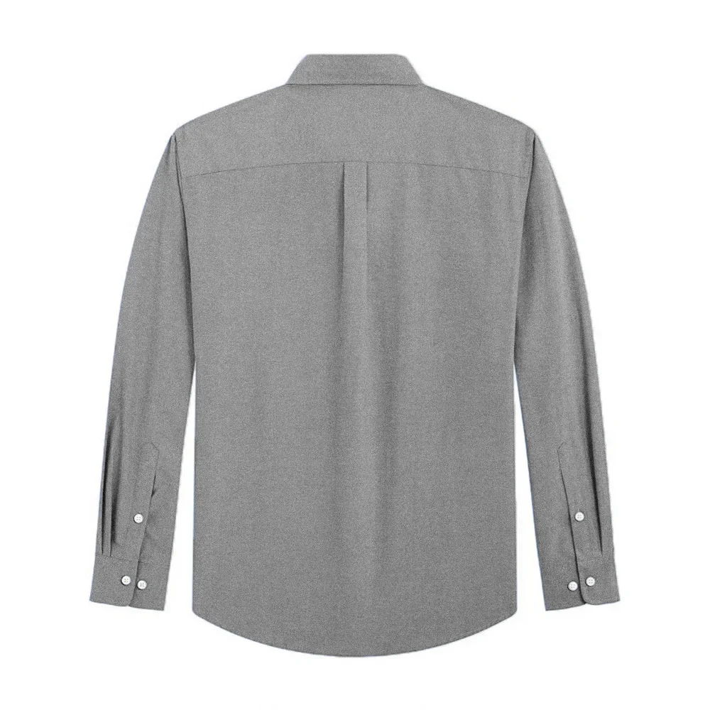 Men's Long Sleeve Shirts Solid - огляд і ціна Oxford Cotton Casual Shirt Business